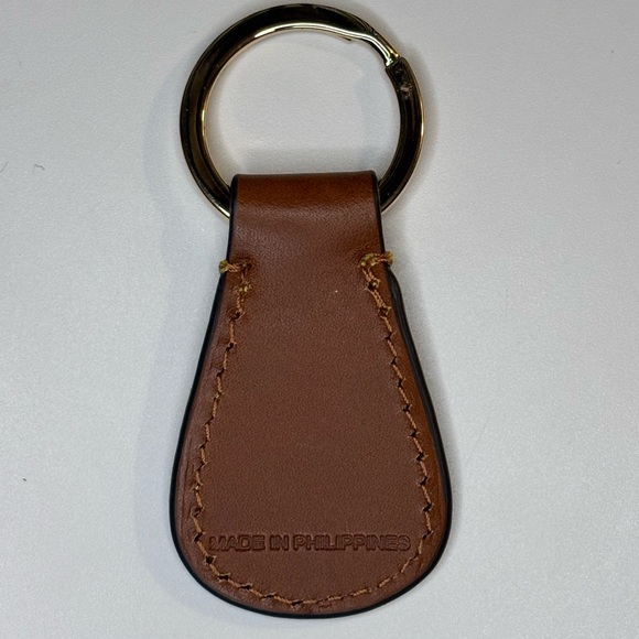Dooney & Bourke Dark Brown Leather Keychain - Picture 2 of 2